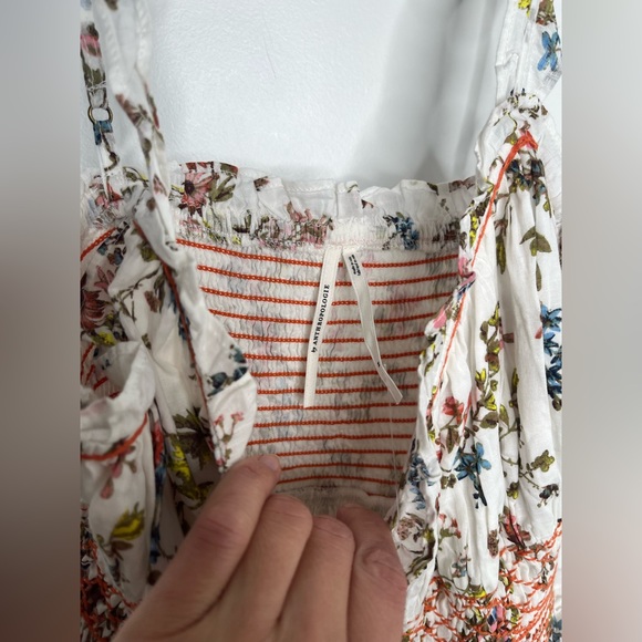 NWT Anthropologie Sleeveless Smocked-Waist
Ruffled Midi Dres Sz Medium - Picture 10 of 16